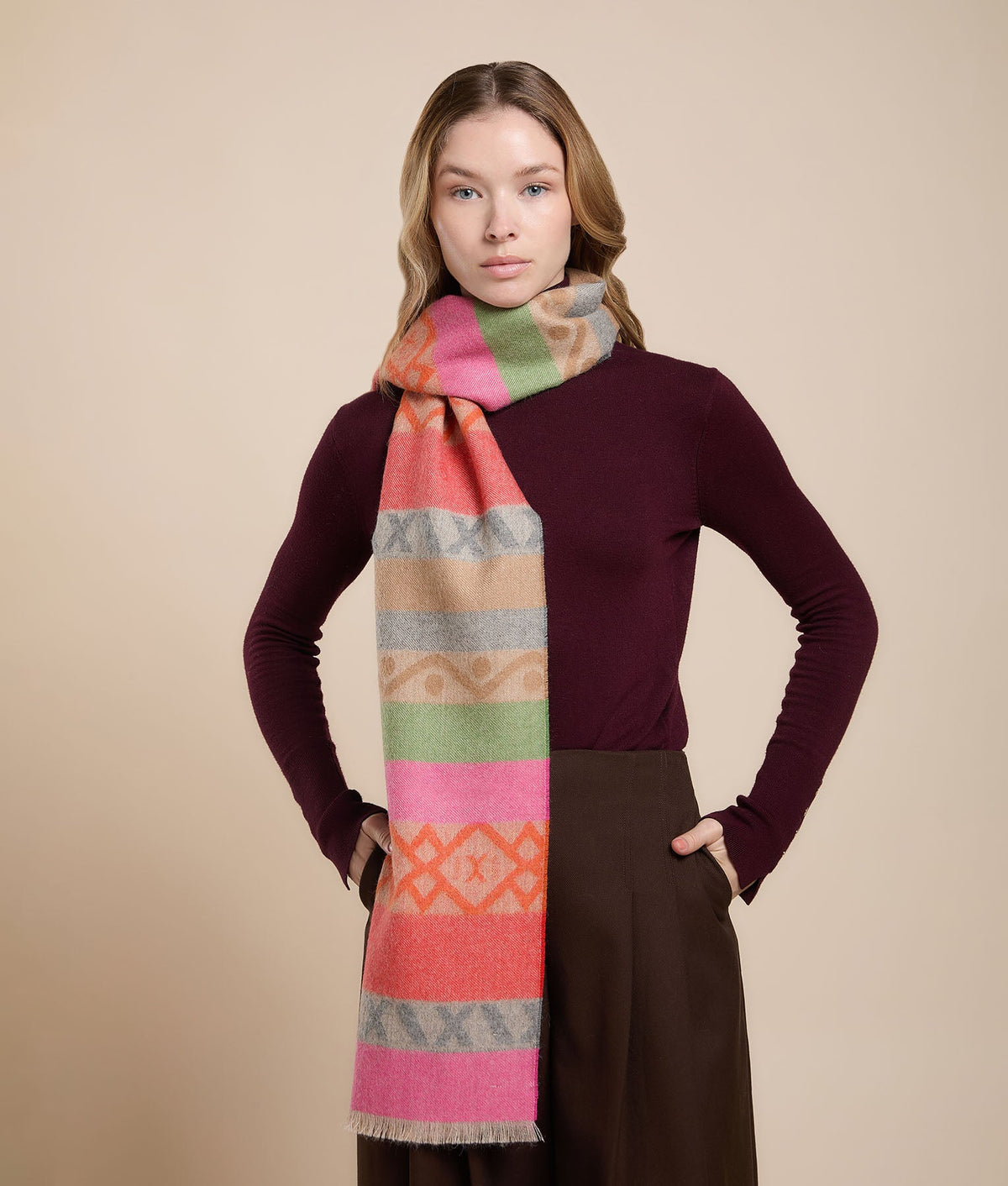 Quispe Jacquard Shawl