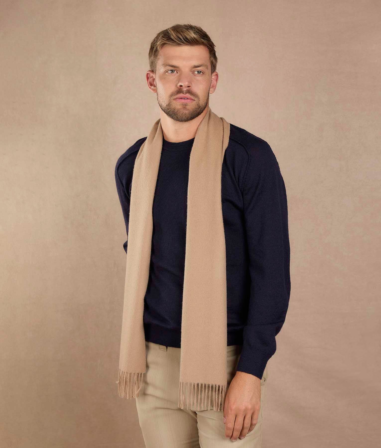 Baby Premium Brushed Scarf - Donkey Brown