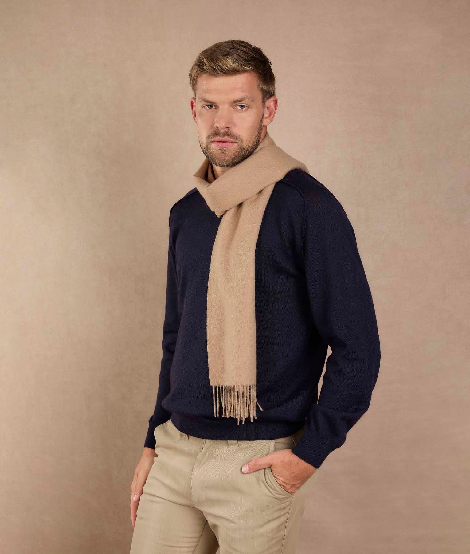 Baby Premium Brushed Scarf - Donkey Brown