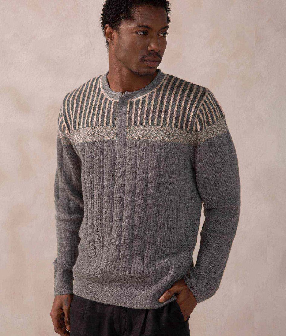 Half-Zip Decab Sweater