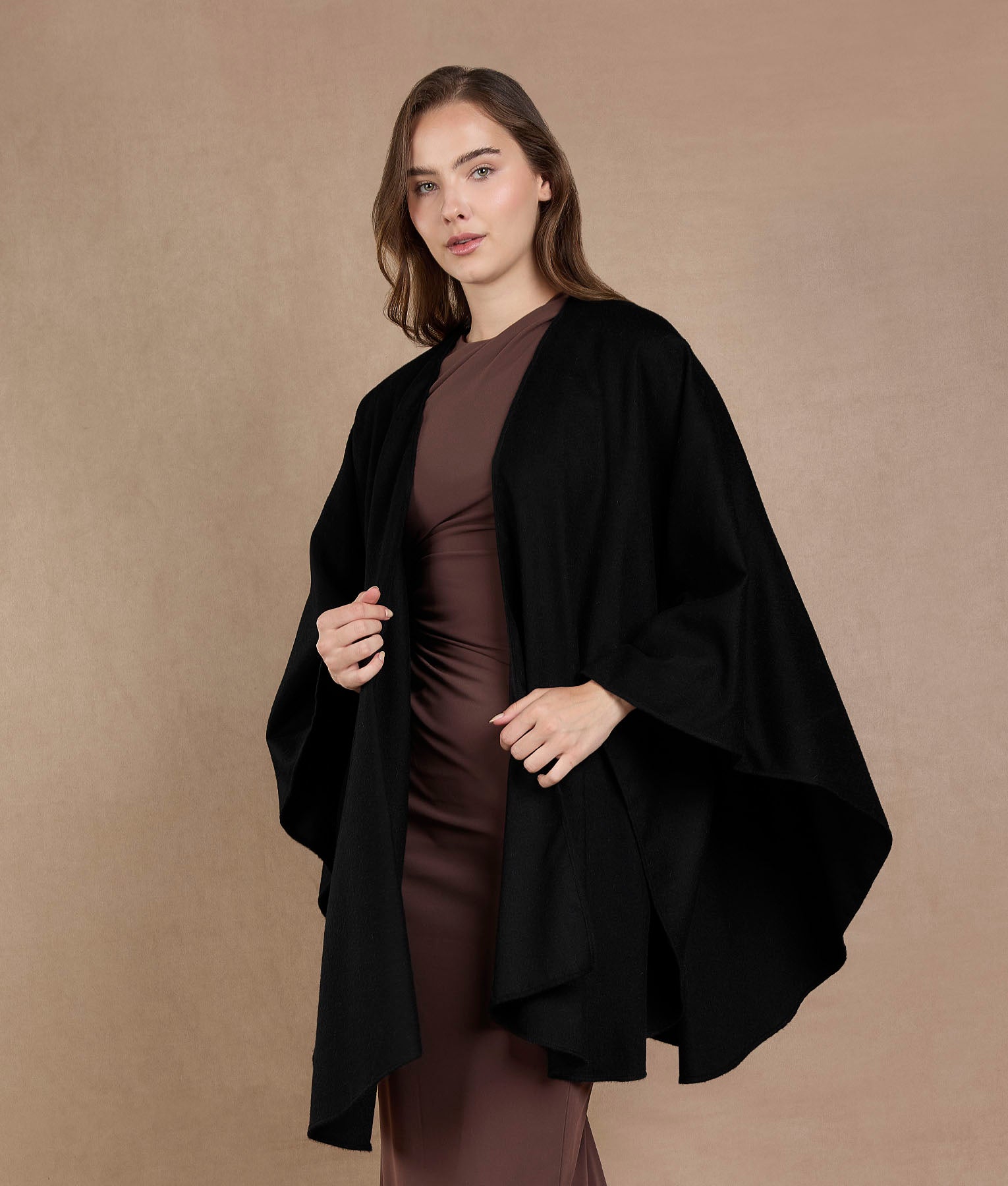 Ruana Baby Alpaca - Black