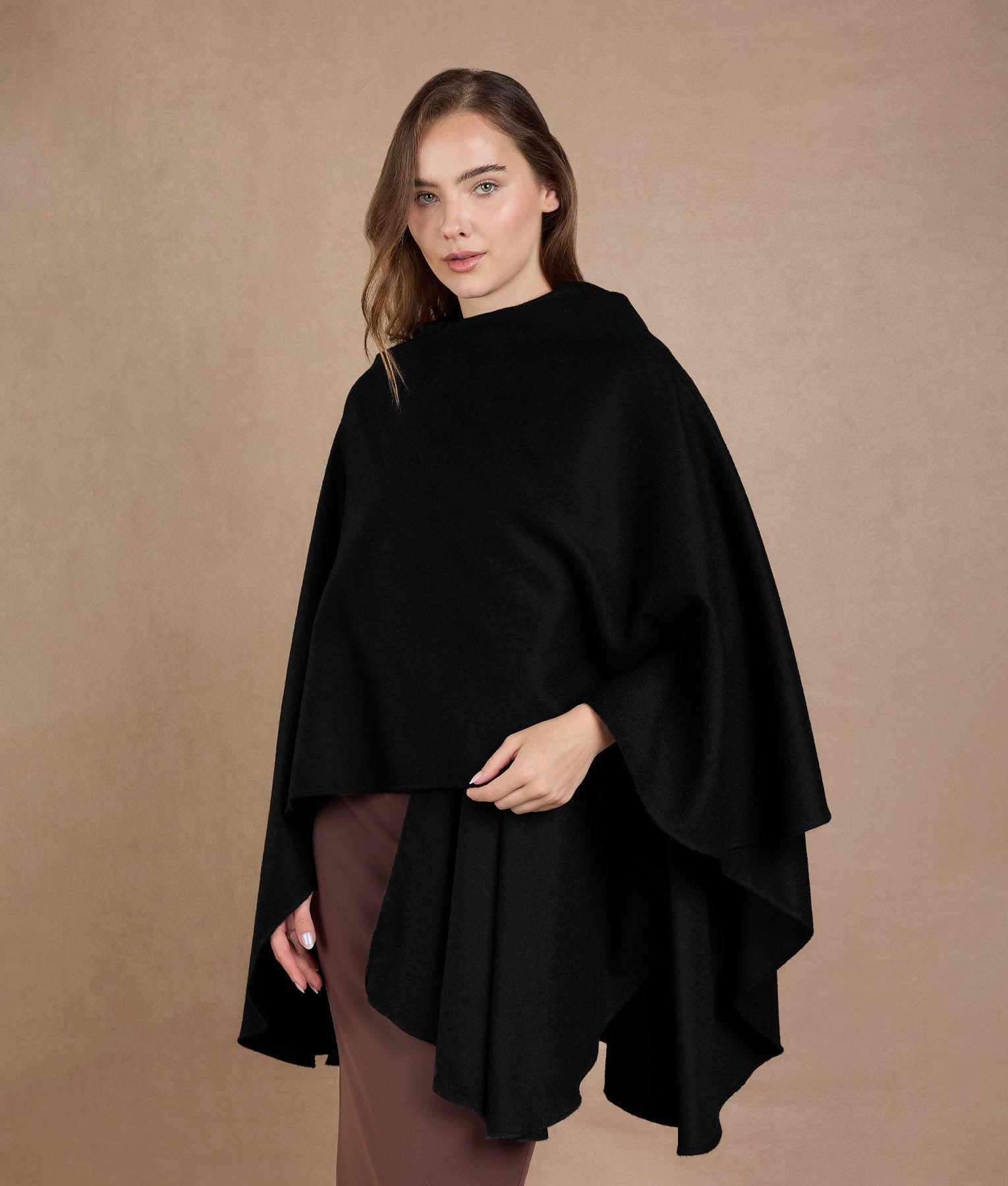 Ruana Baby Alpaca - Black