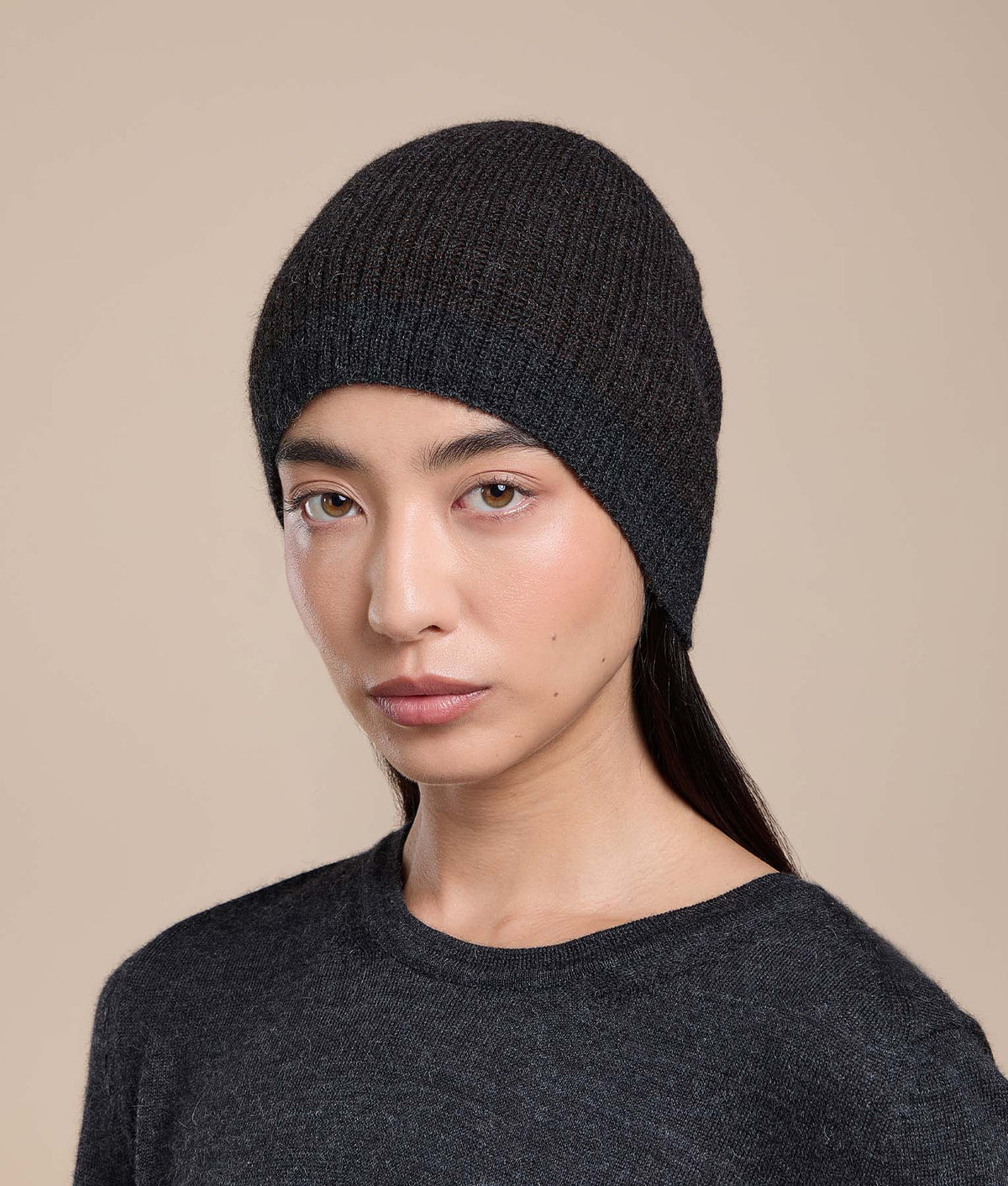 Reversible Ribbed Knit Beanie