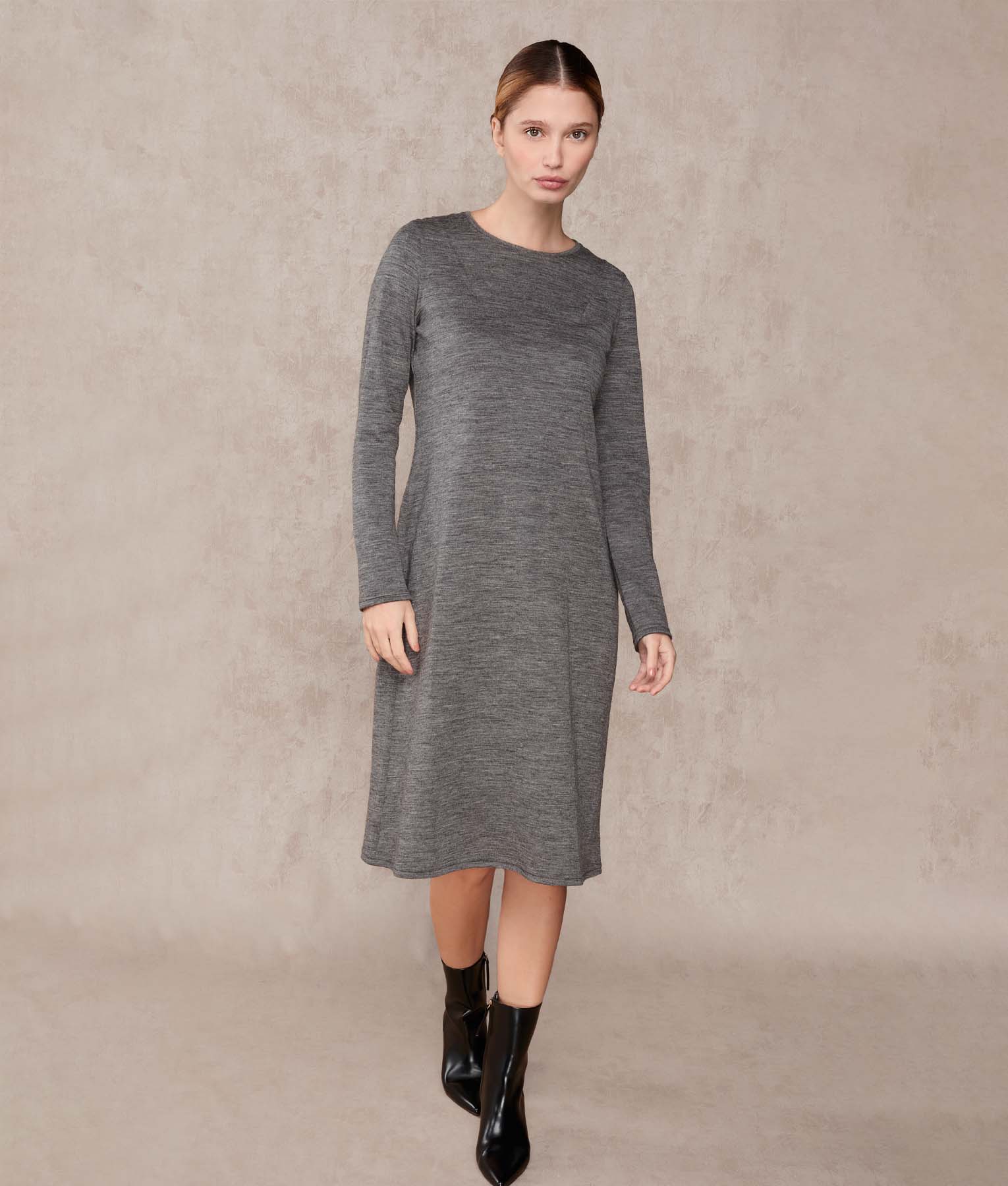 reversible cotton dress LEMAIRE reversible tube dress in washed cotton silk