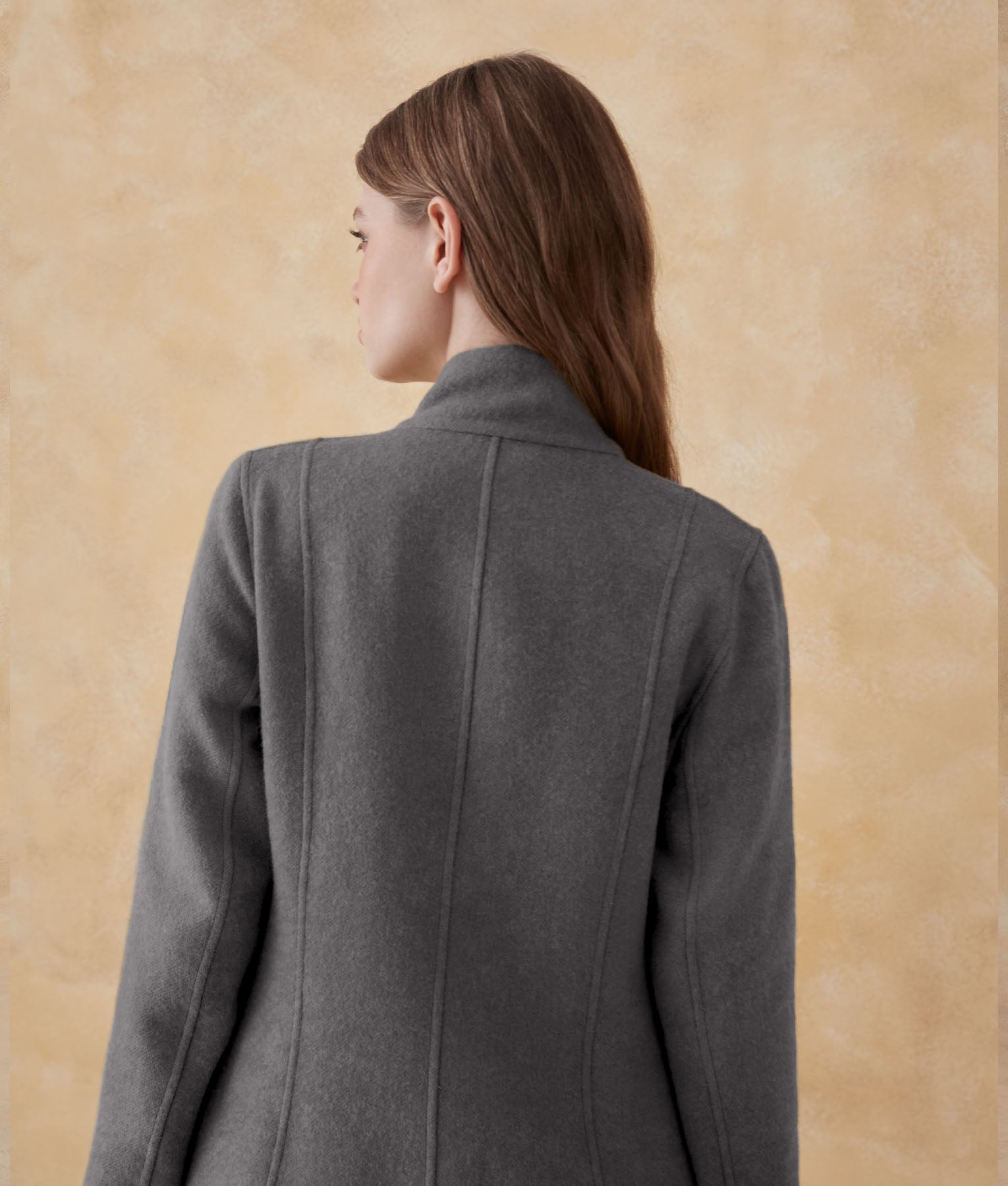 Soft Reversible Baby Alpaca Coat