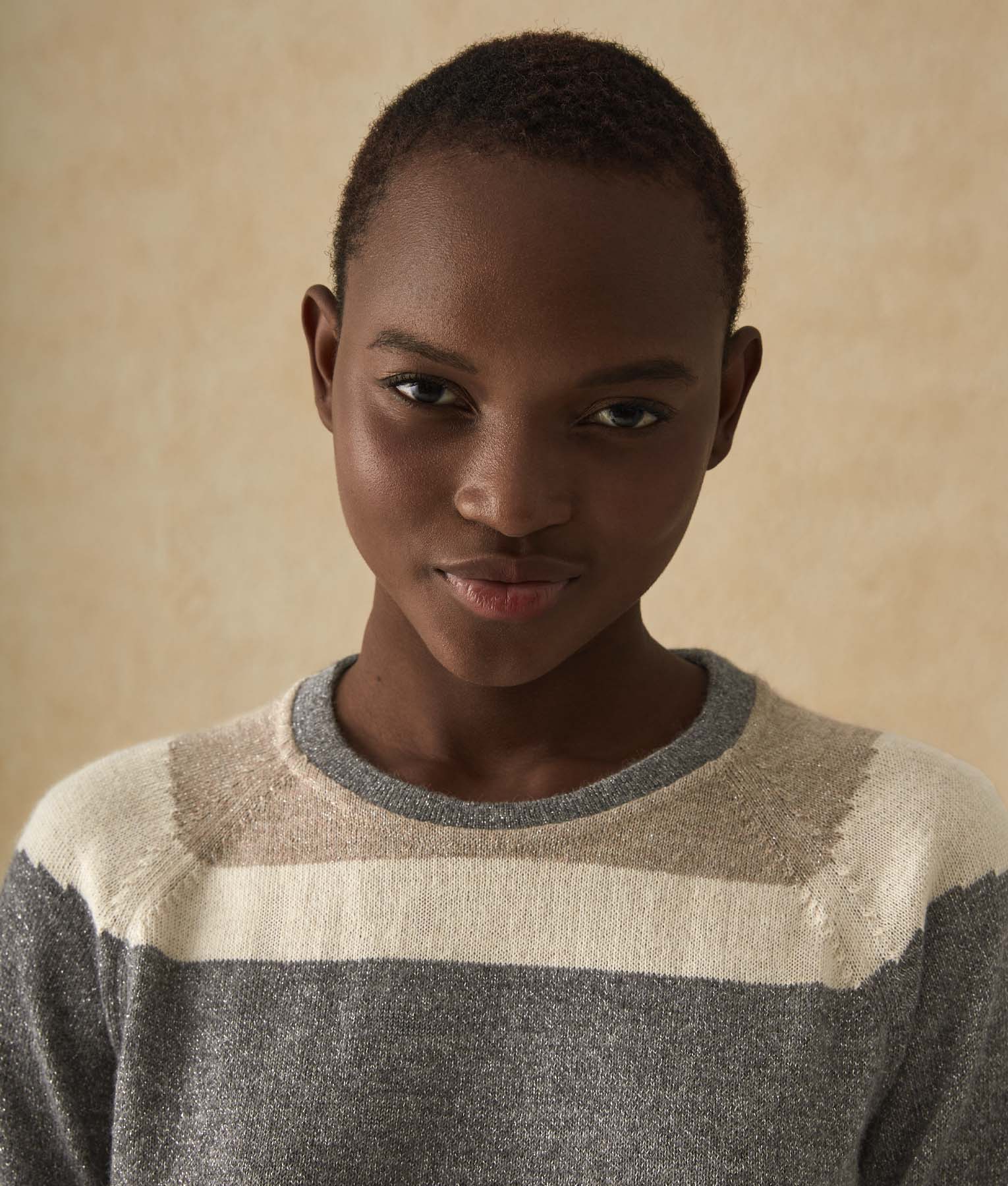 Intarsia Yoked Sweater