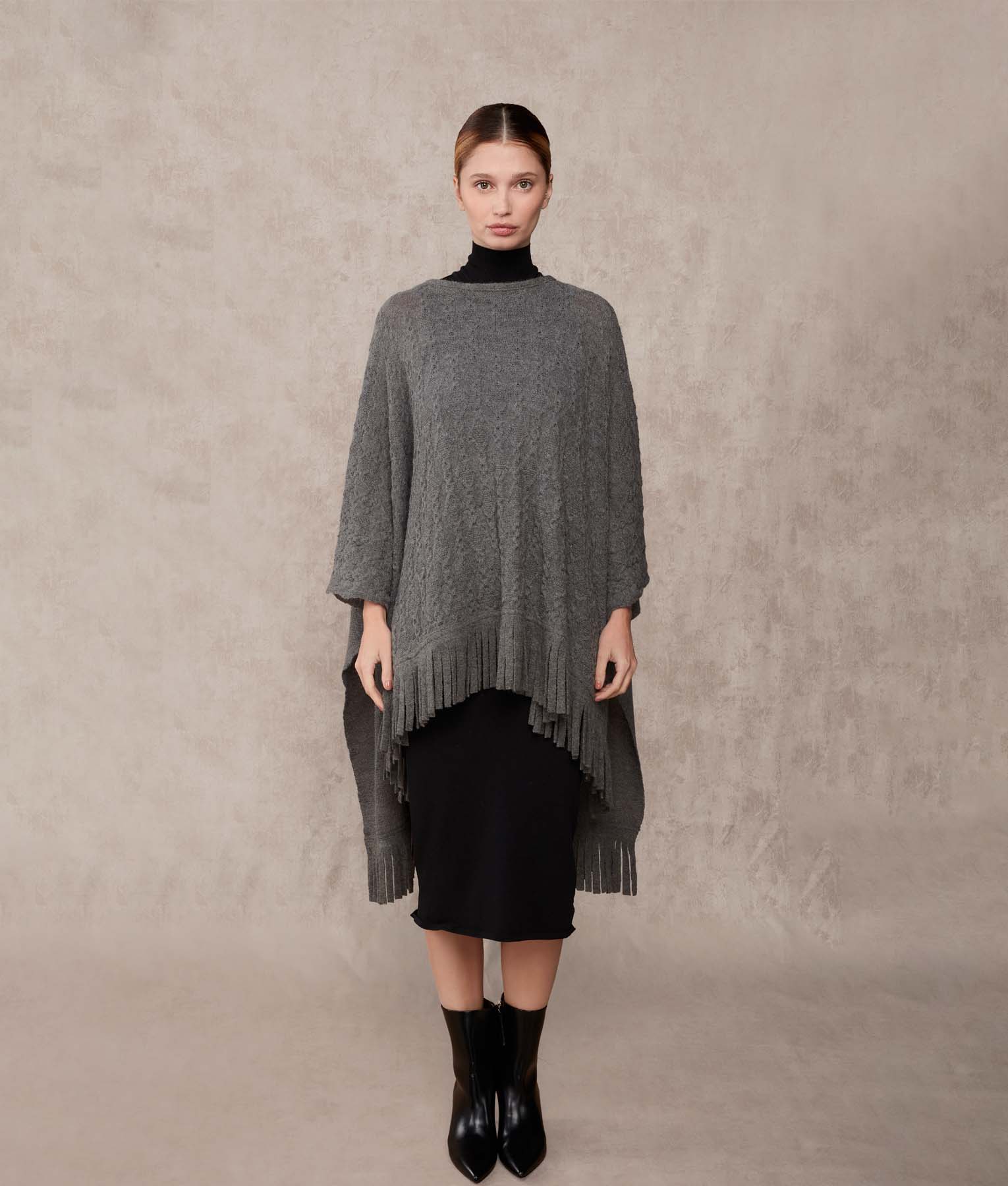 Poncho Cazador - December Sky Grey