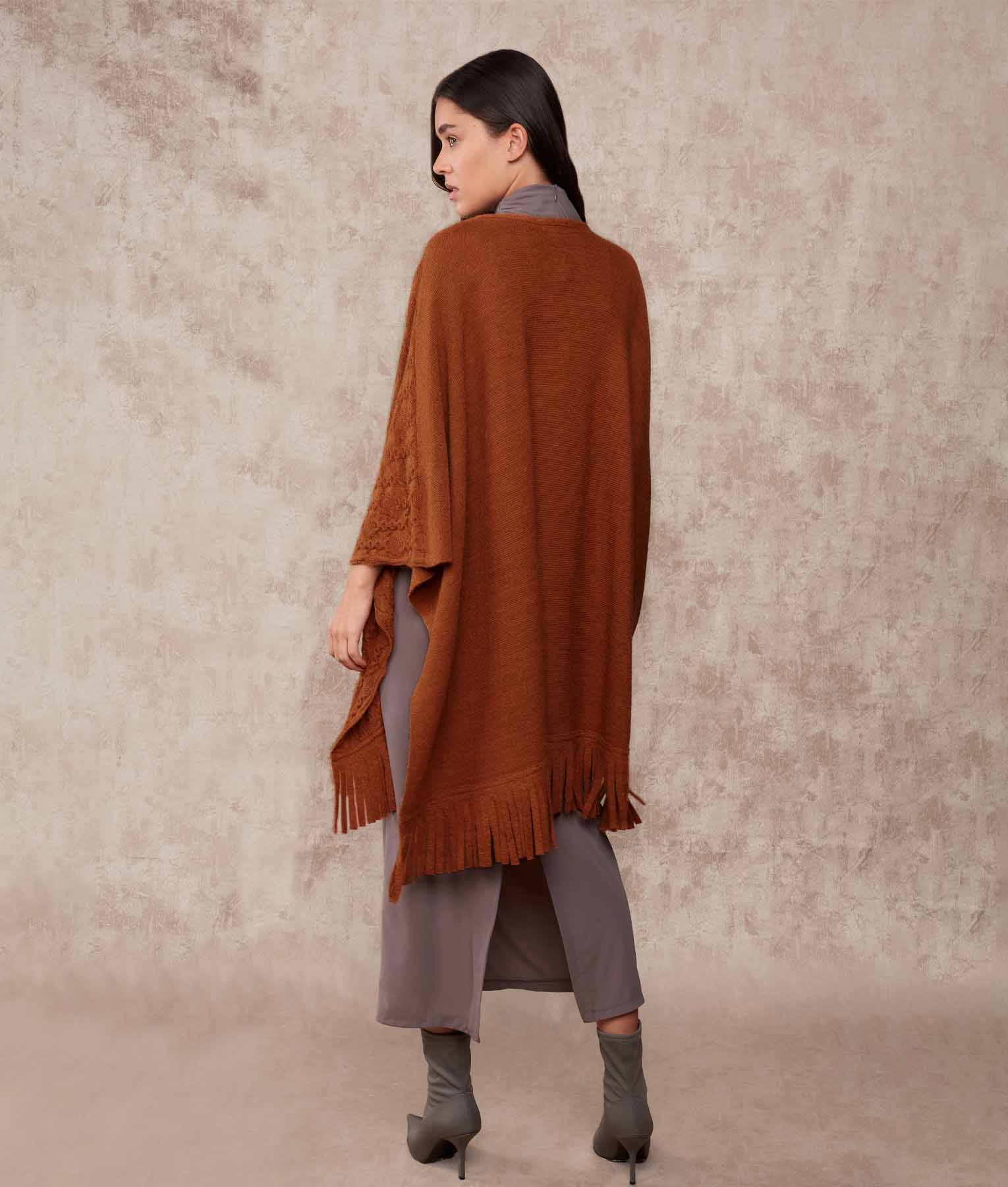 Poncho Cazador - Umber Brown