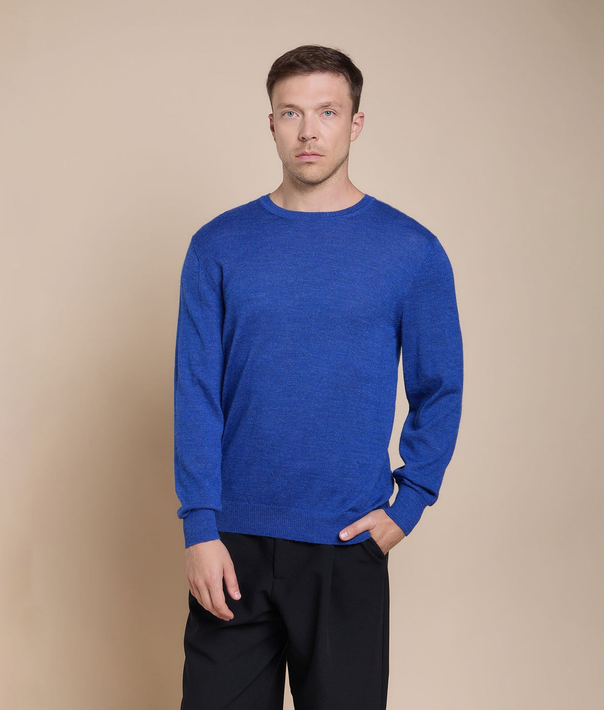 Crew Neck Jersey Sweater