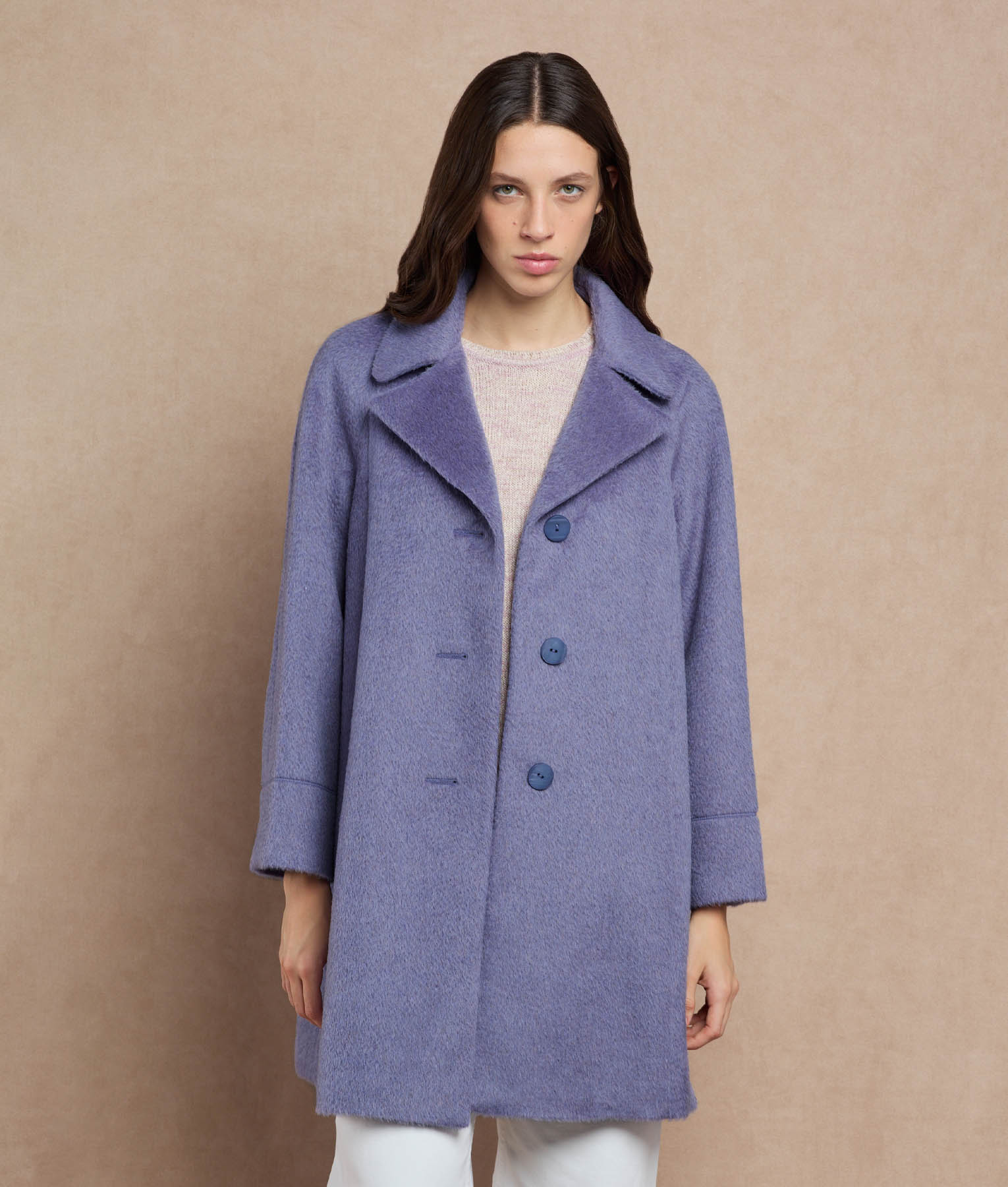 Swing Suri Coat - Haze Purple