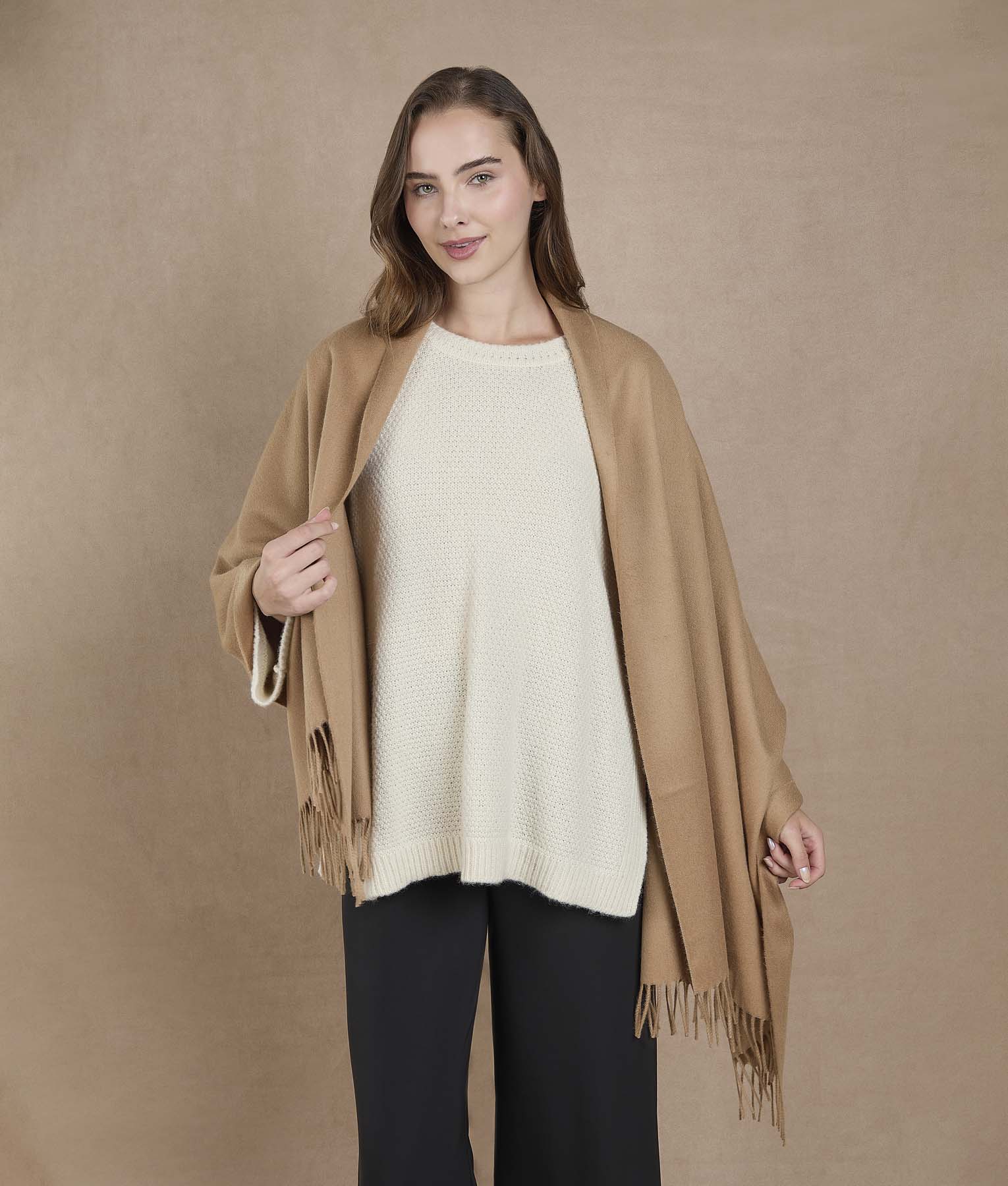 Premium Shawl - Tabaco Brown