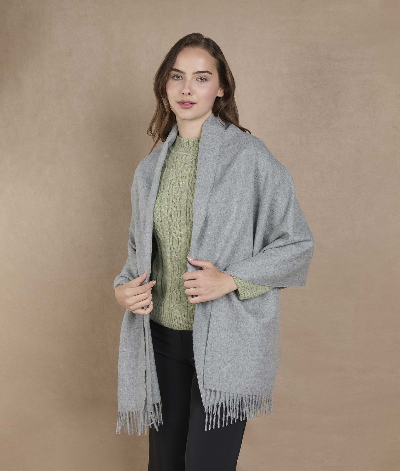 Baby Alpaca Brushed Shawl Baby Alpaca Brushed Shawl