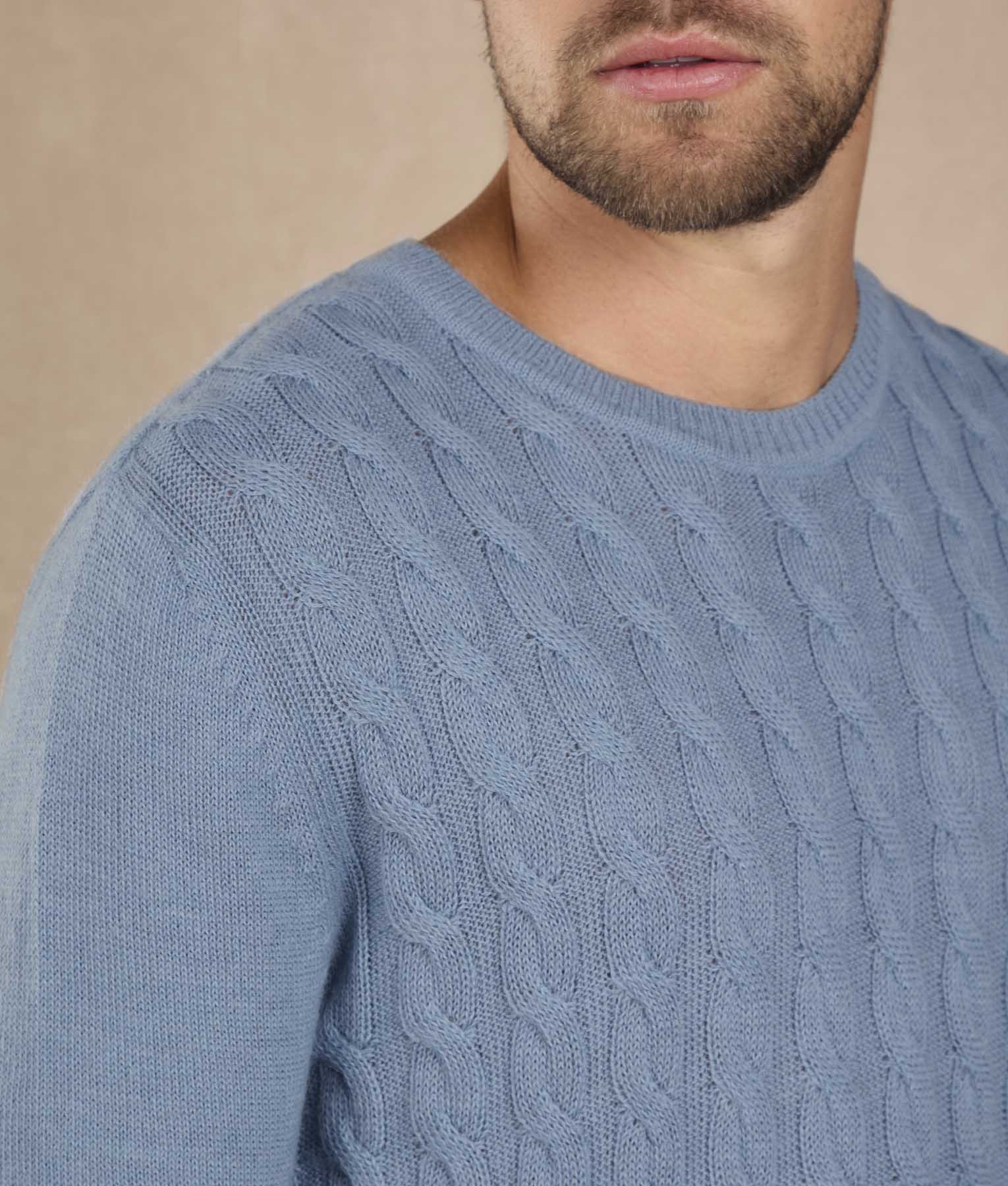 Grayish Blue Sweater