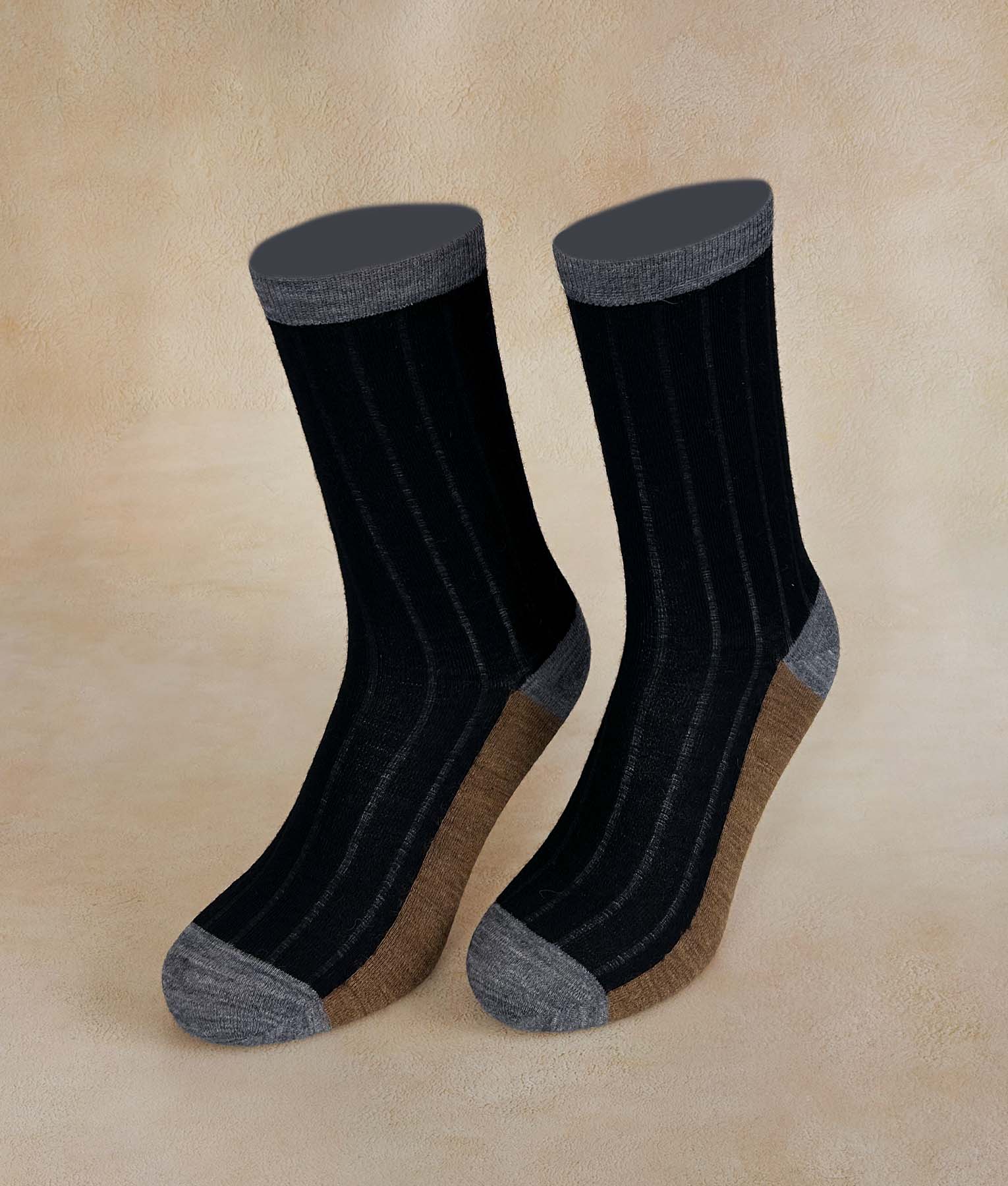 Ribbed Color Block Women Socks