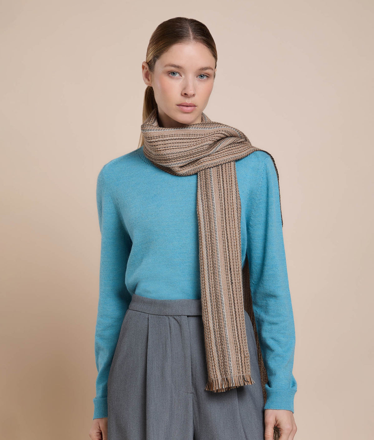 Triple Multicolor Zarga Shawl