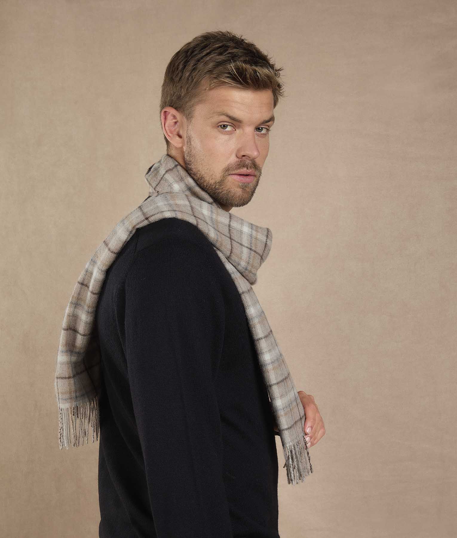Classic Check Print Scarf