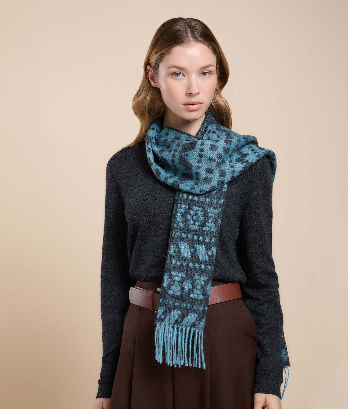 Jacquard Scarf