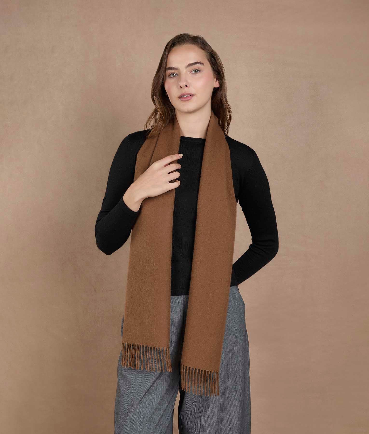 Premium Alpaca Brushed Scarf