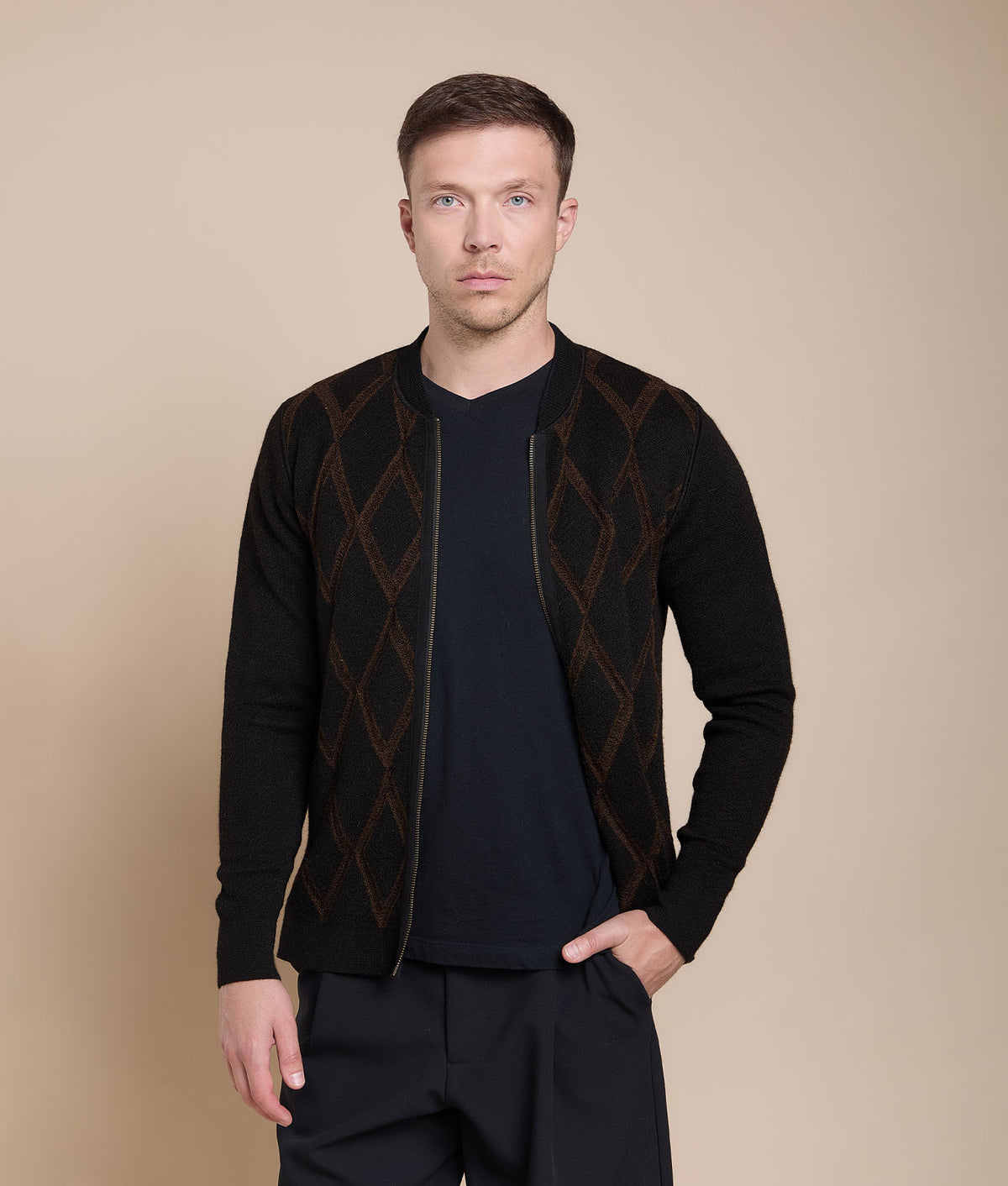 Founded Reversible Cardigan