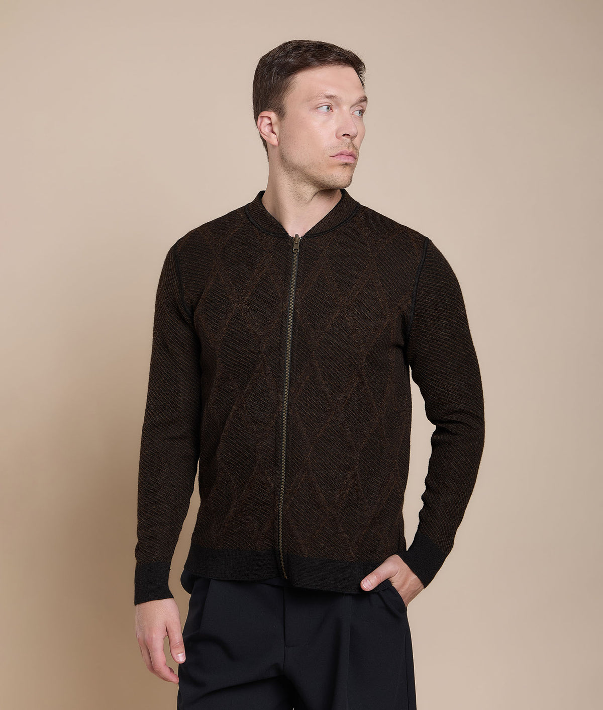 Founded Reversible Cardigan