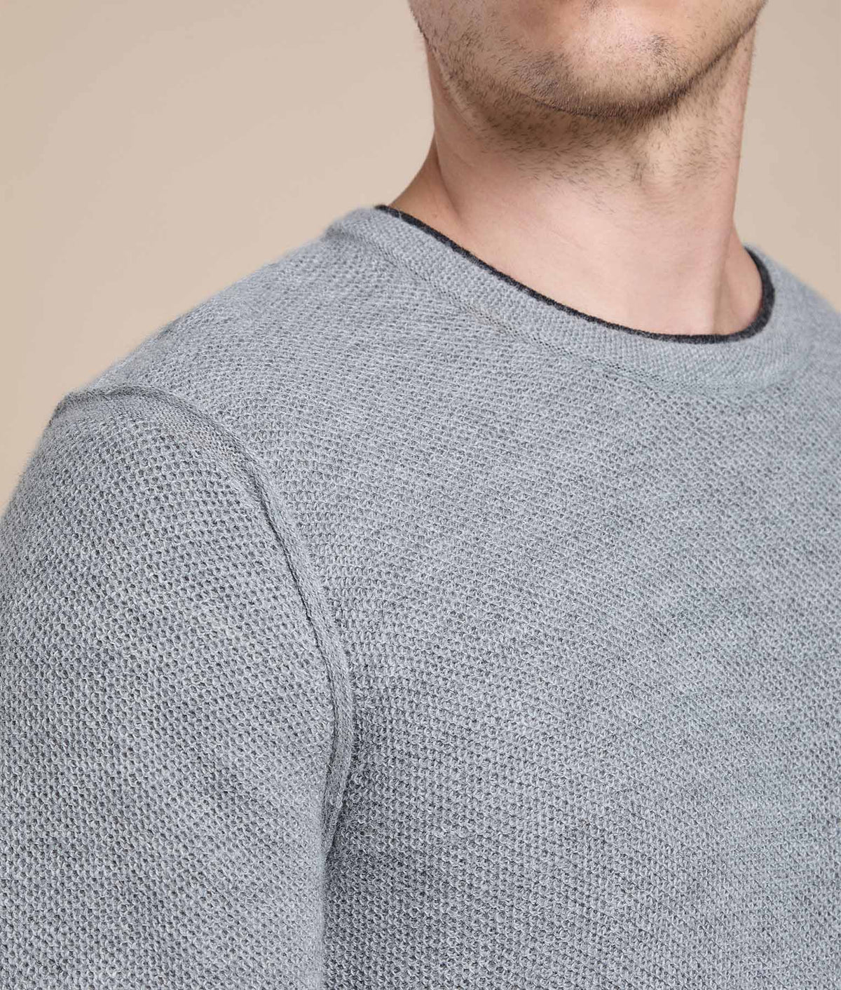 Basic Honeycomb Knit Sweater