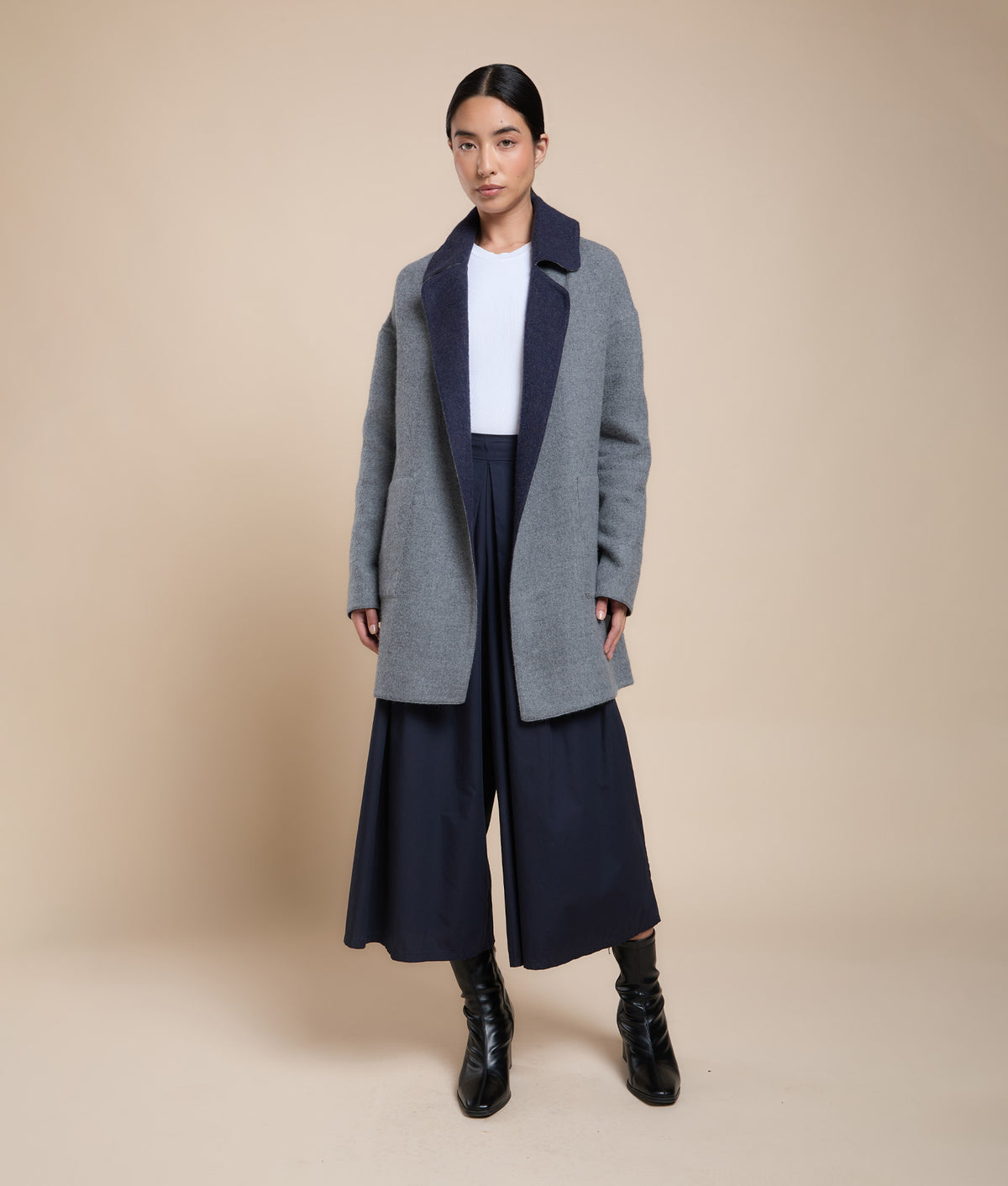 Reversible Wrap Coat