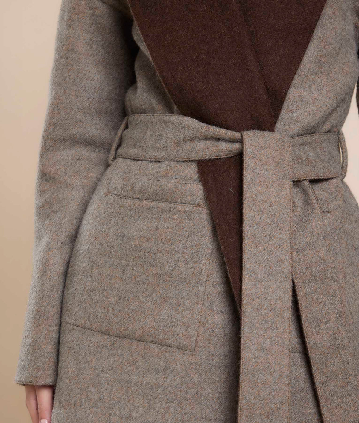 Reversible Wrap Coat
