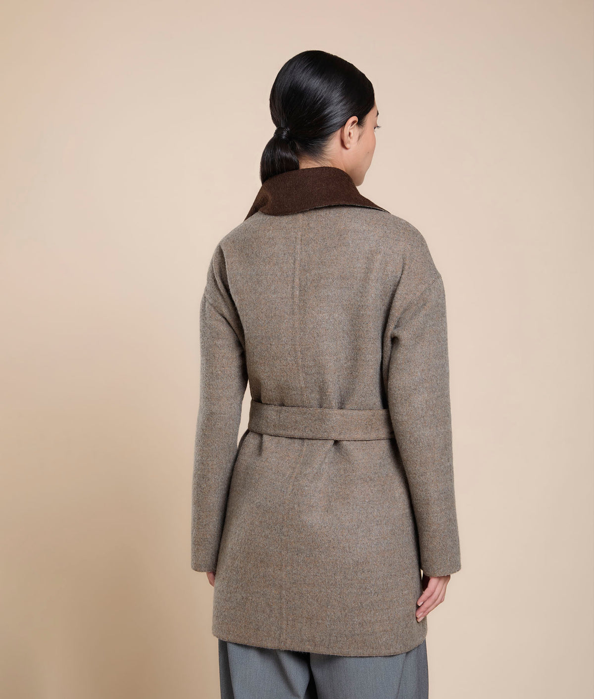 Reversible Wrap Coat