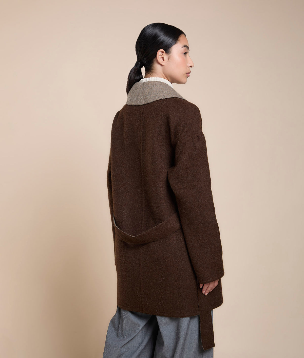 Reversible Wrap Coat