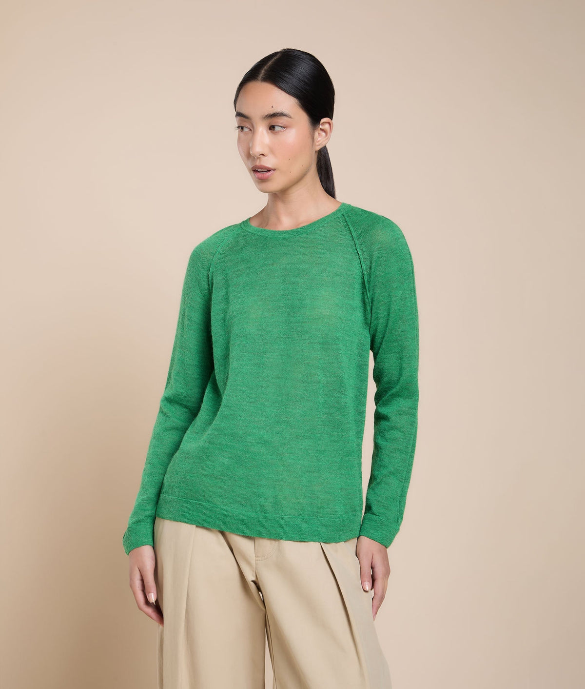 Basic Raglan Sleeve Sweater