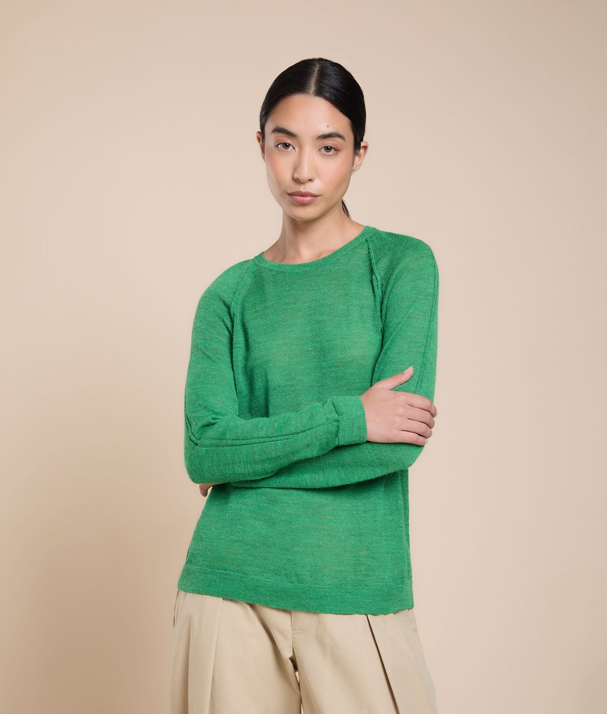 Basic Raglan Sleeve Sweater