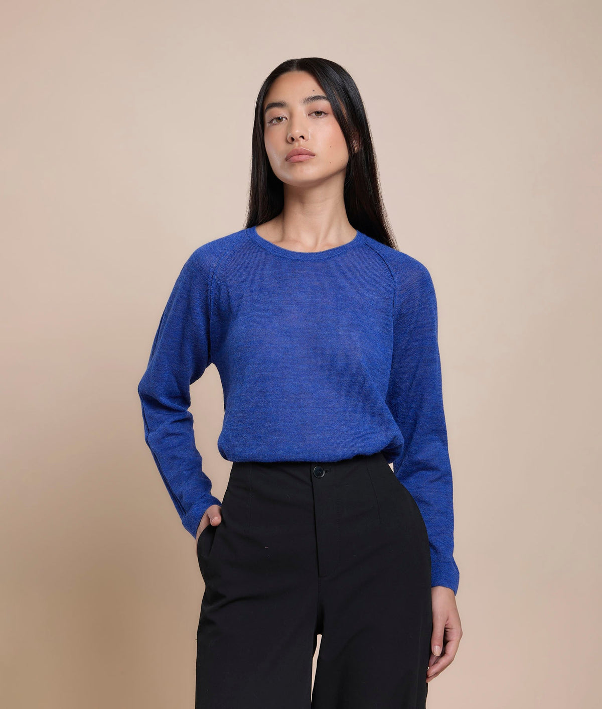 Basic Raglan Sleeve Sweater