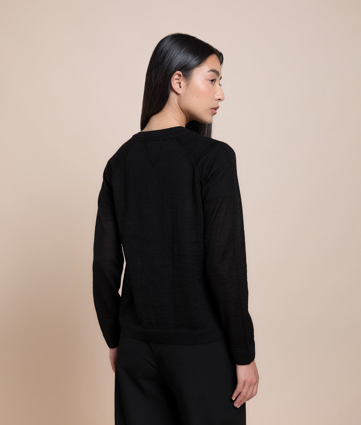 Basic Raglan Sleeve Cardigan