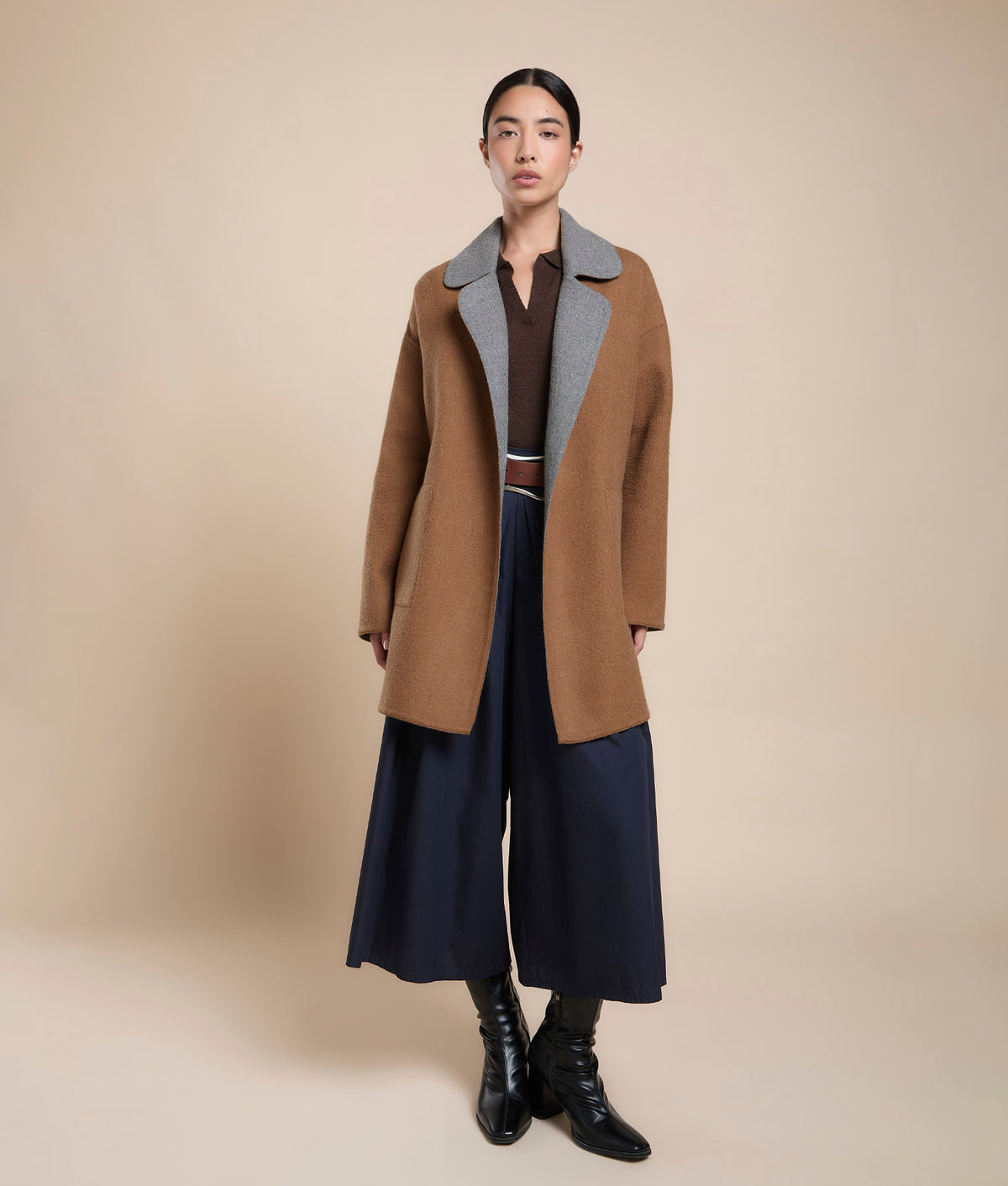 Reversible Wrap Coat