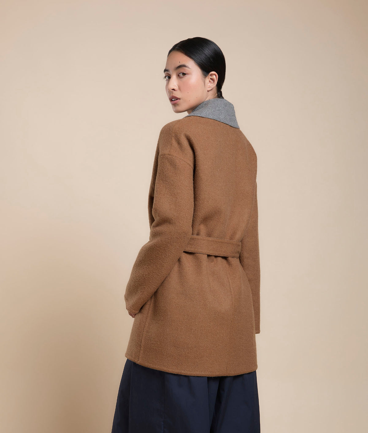 Reversible Wrap Coat