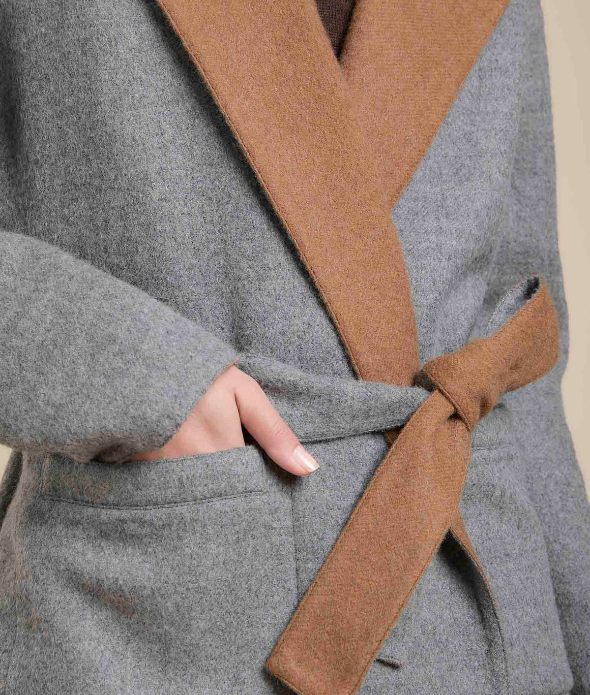 Reversible Wrap Coat