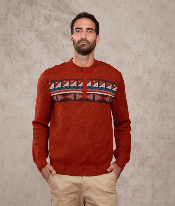 Colours & Clay Sweater — You Rooibos And After Dark — you rooibos and after dark baby alpaca by Sol Alpaca