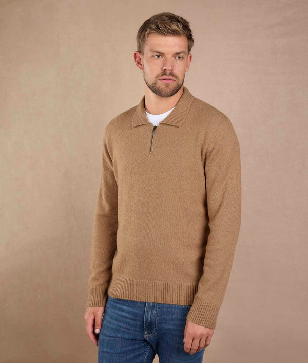 Luxury Toasted Coconut Sweater — toasted coconut alpaca by Sol Alpaca