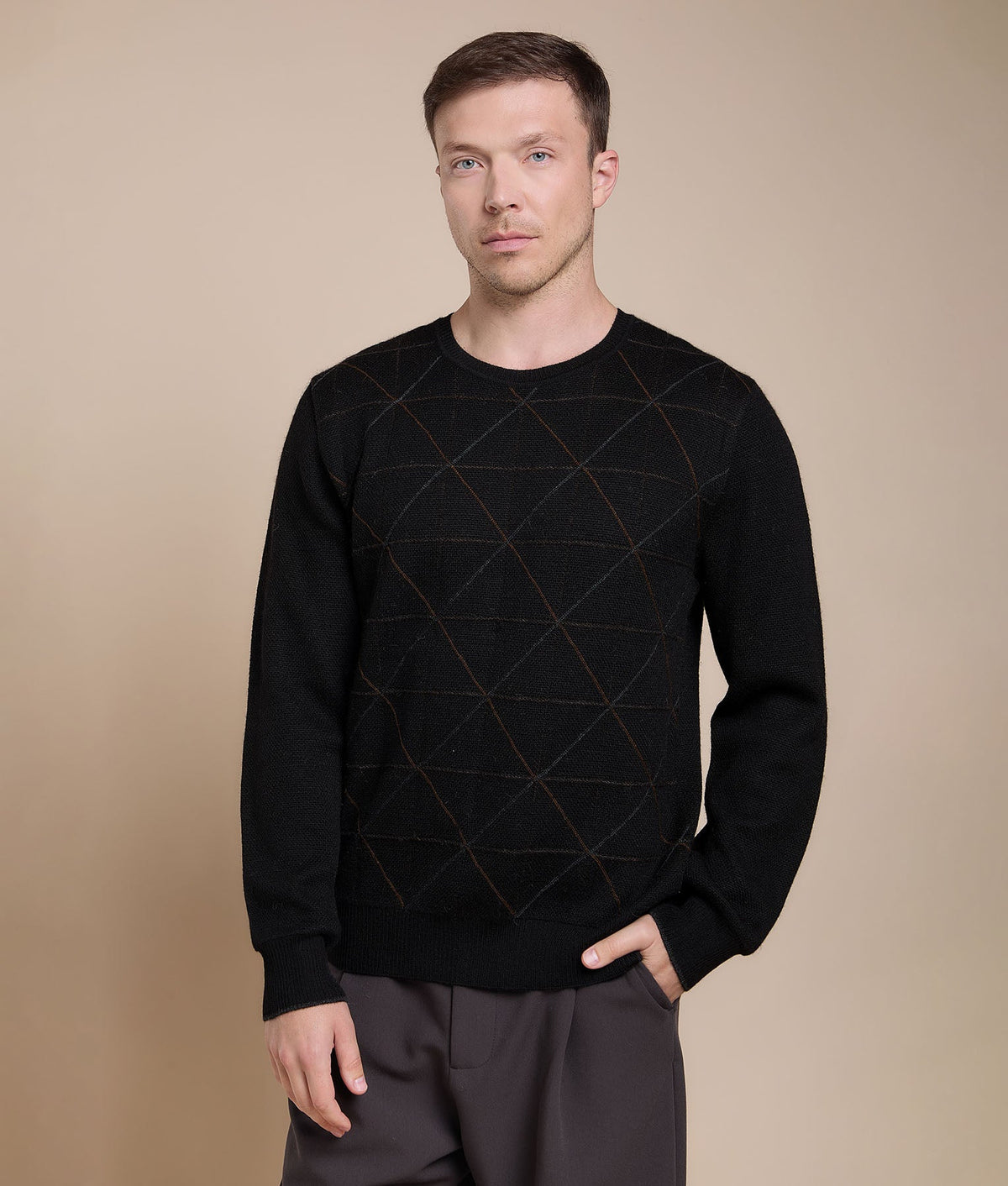 Men's Embroidered Sweater