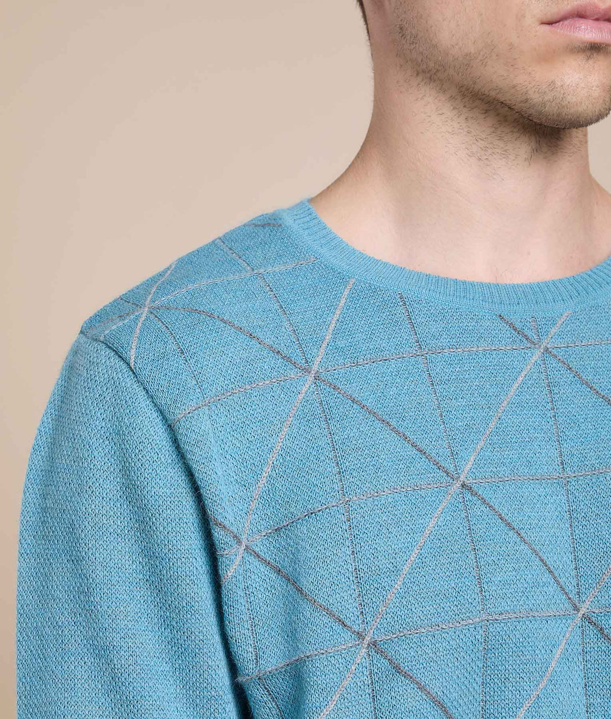 Men's Embroidered Sweater