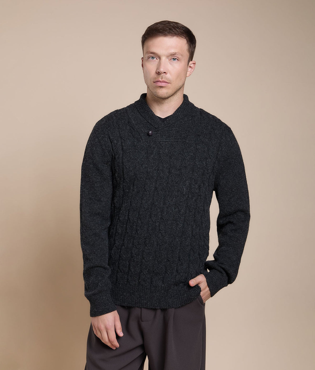 Men's Cable Knit Sweater