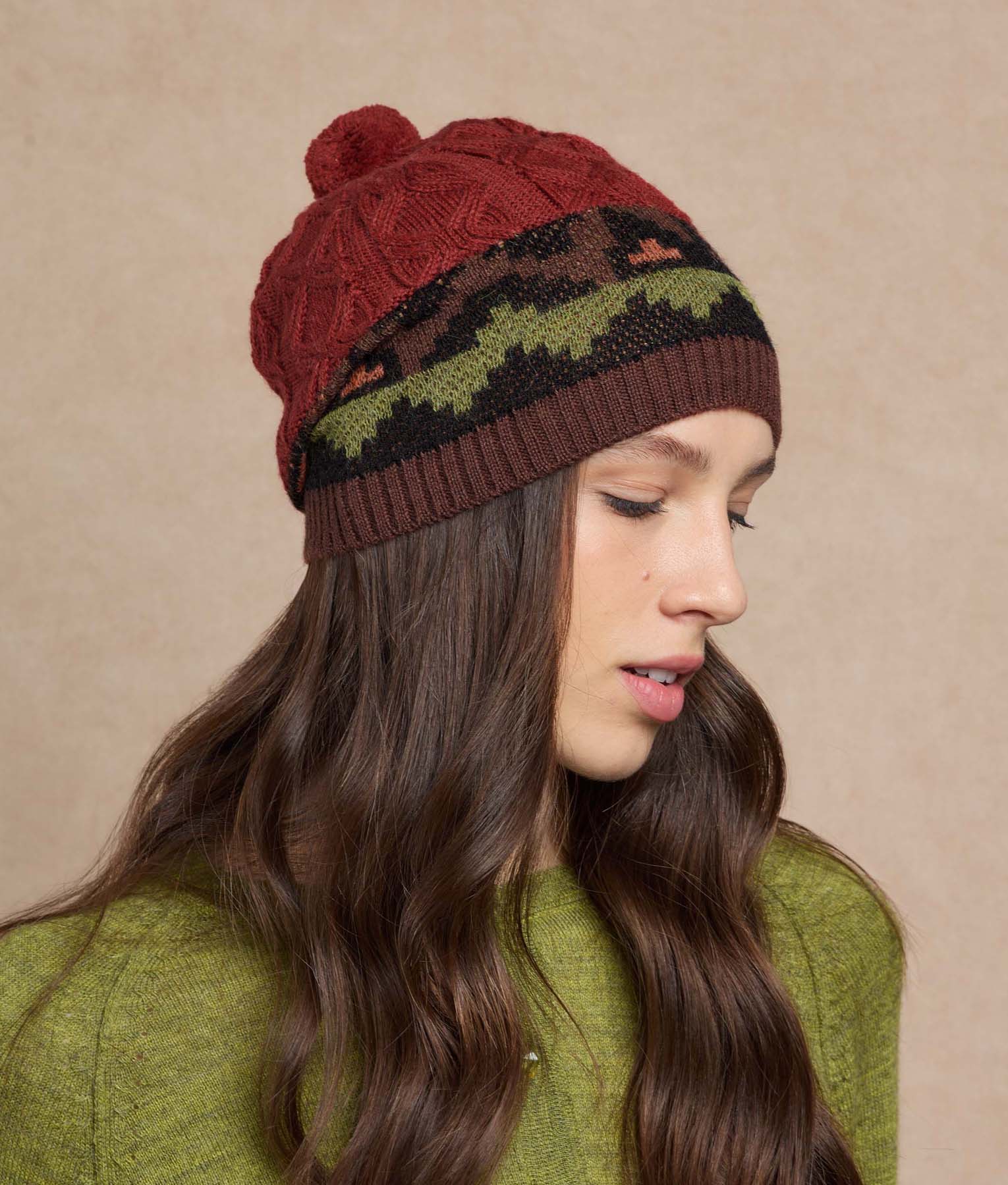 Jacquard Beanie