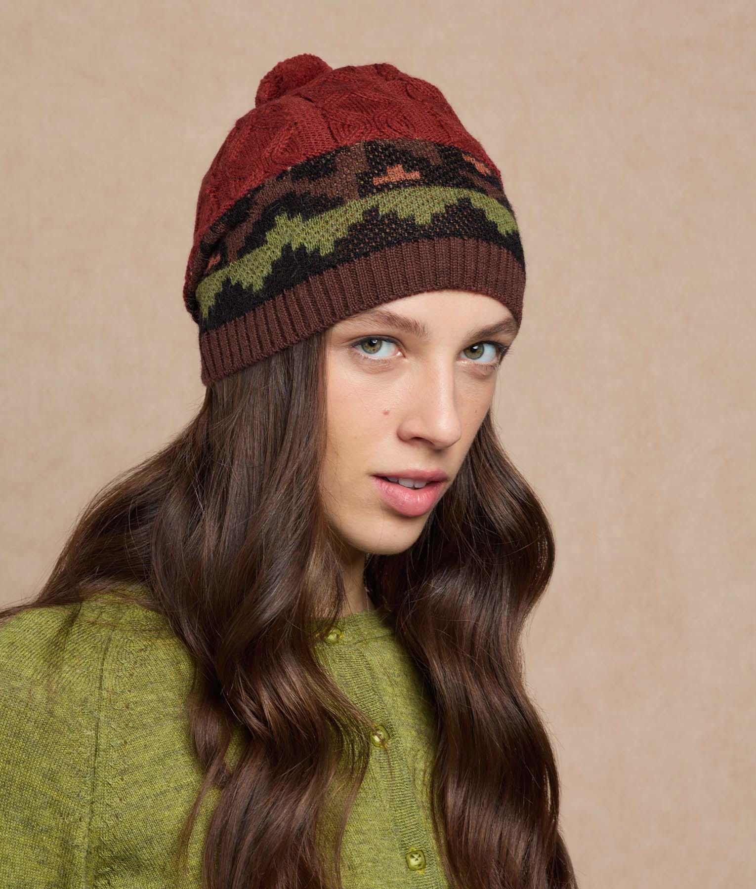 Jacquard Beanie