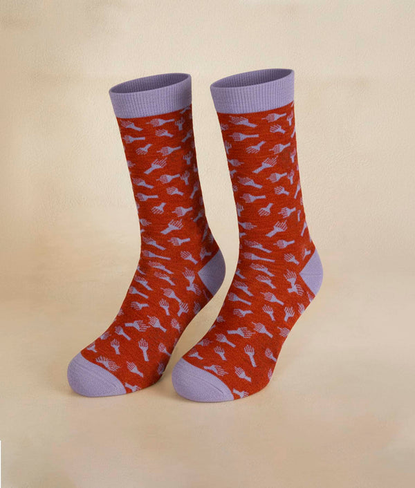 Las Manos Women Socks — 20753w|c003 baby alpaca by Sol Alpaca