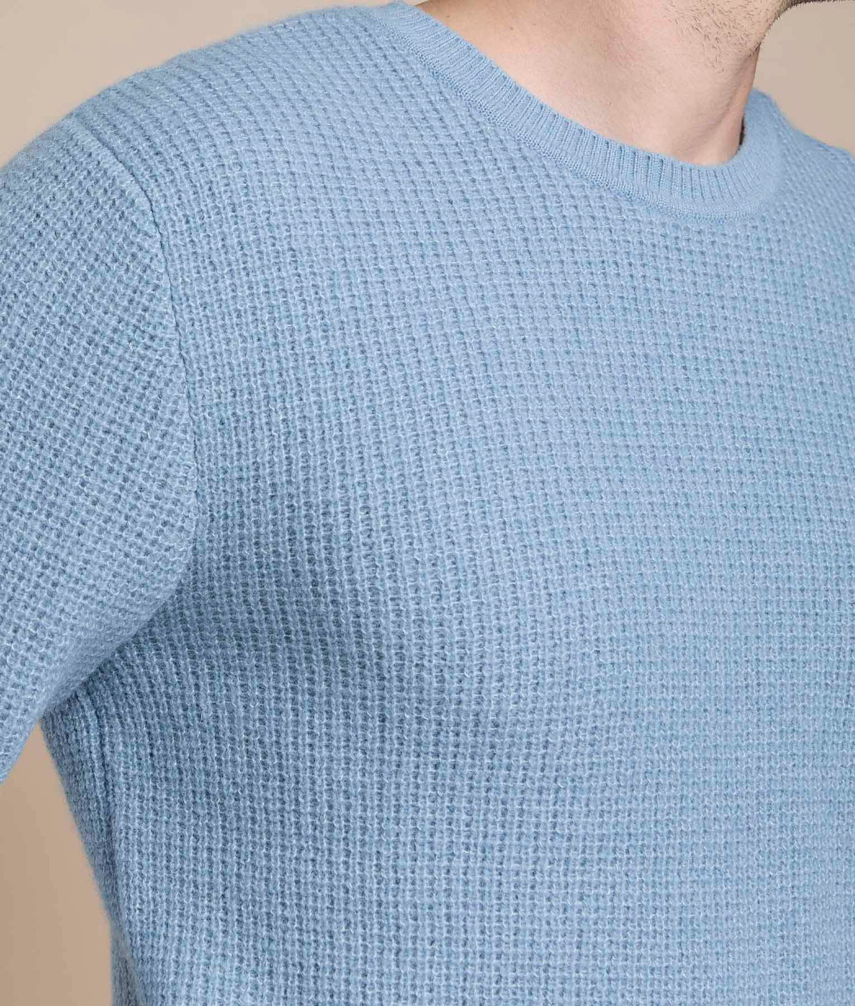 Men's Moss Stitch Sweater