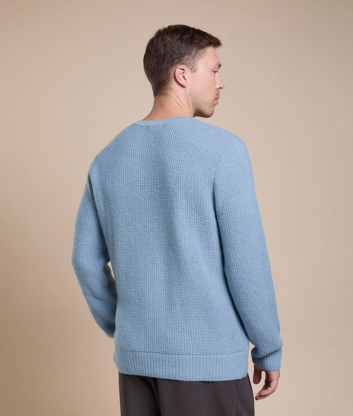 Men's Moss Stitch Sweater