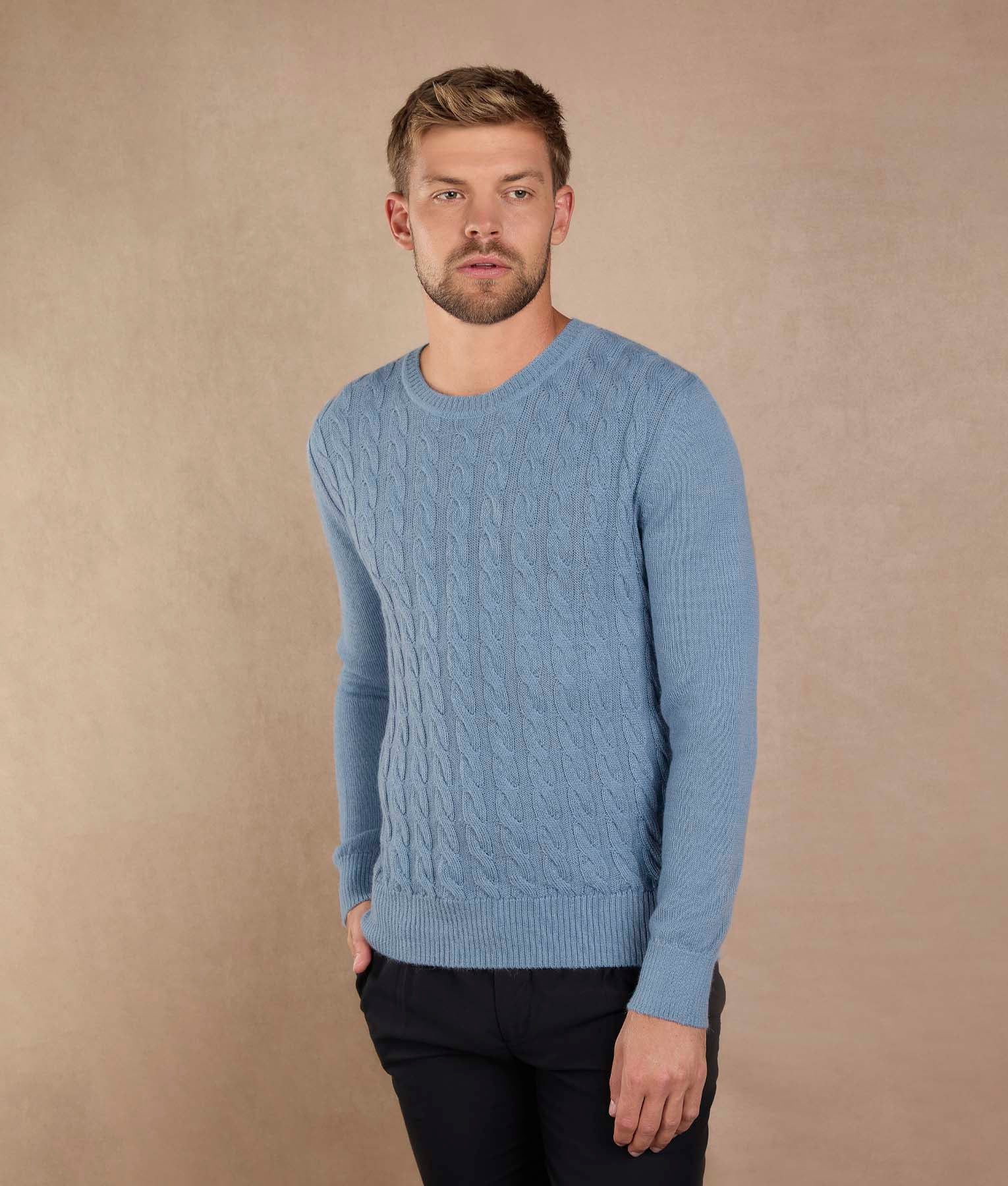 Grayish Blue Sweater