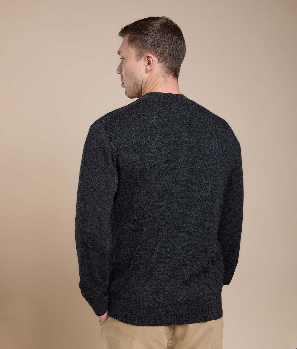 Basic High-Neck Jersey Sweater