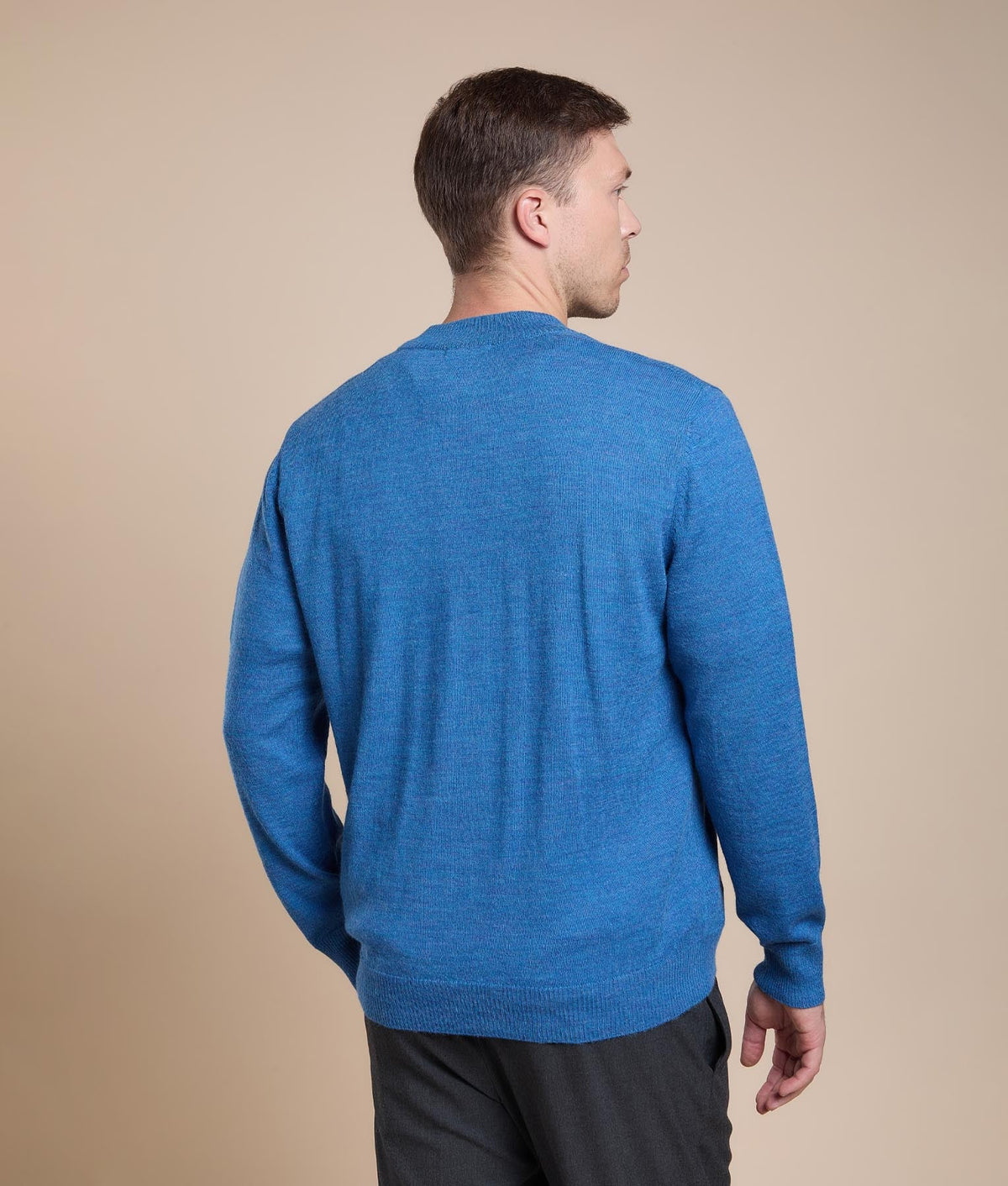Basic High-Neck Jersey Sweater