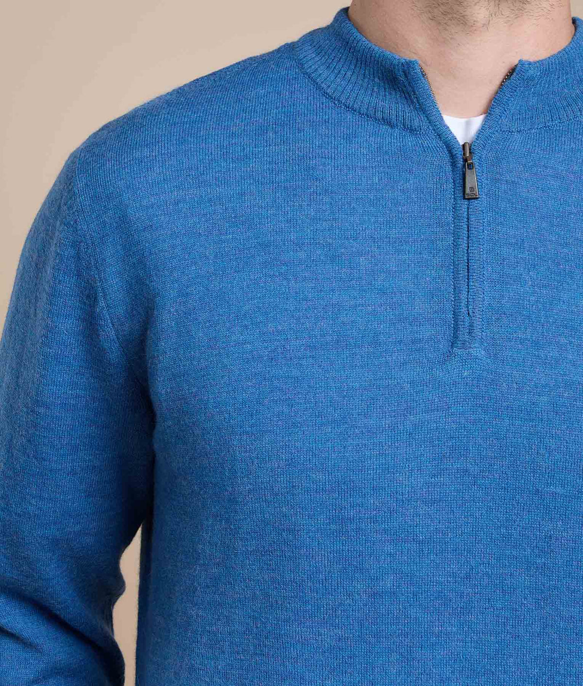 Basic High-Neck Jersey Sweater